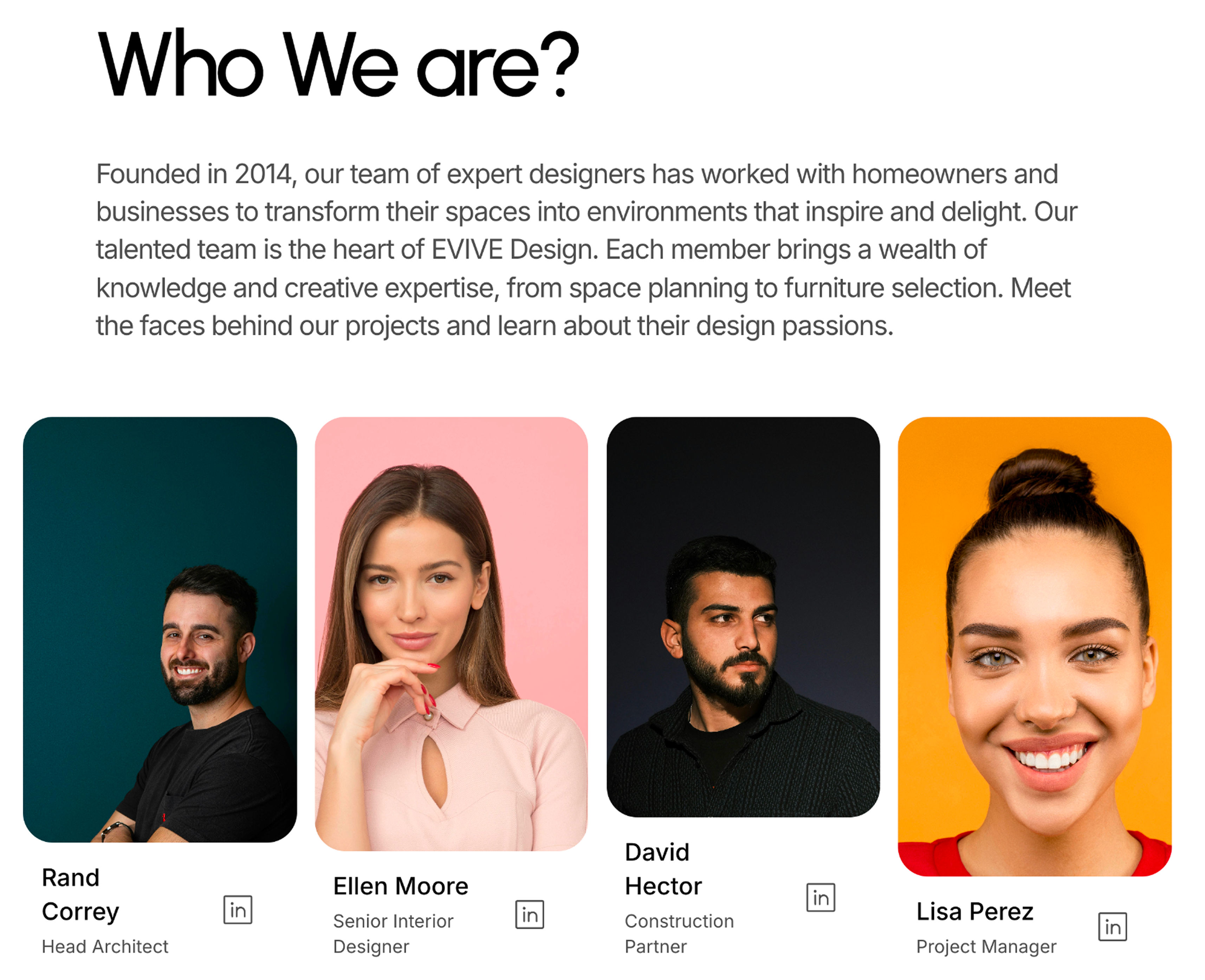 Reel — Who — the team, the practice, plainly